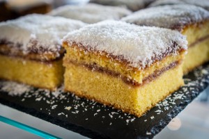 Coconut Sponge Squares